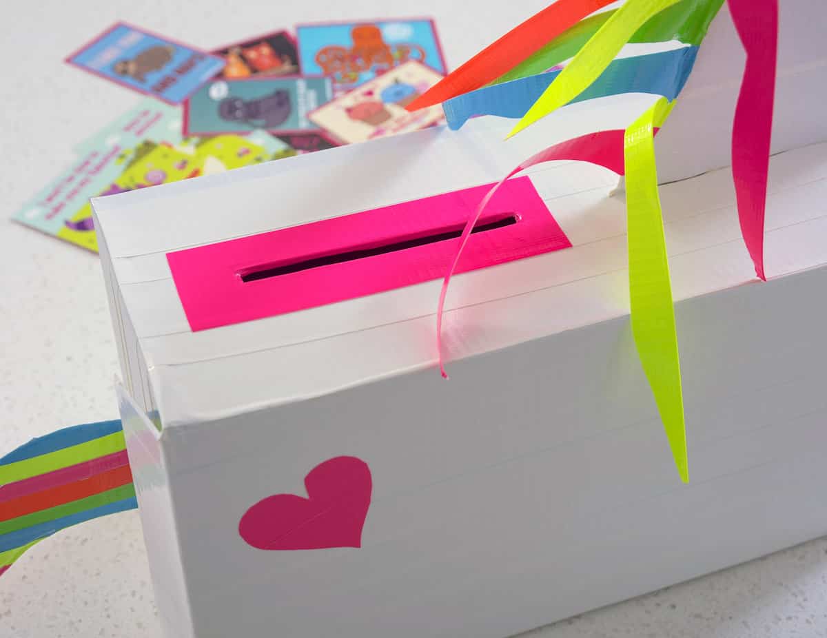 unicorn valentines day box