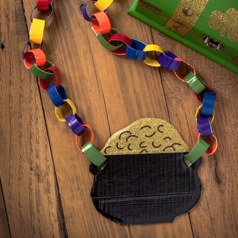 Pot of Gold DIY St. Patrick's Day Necklace Featured