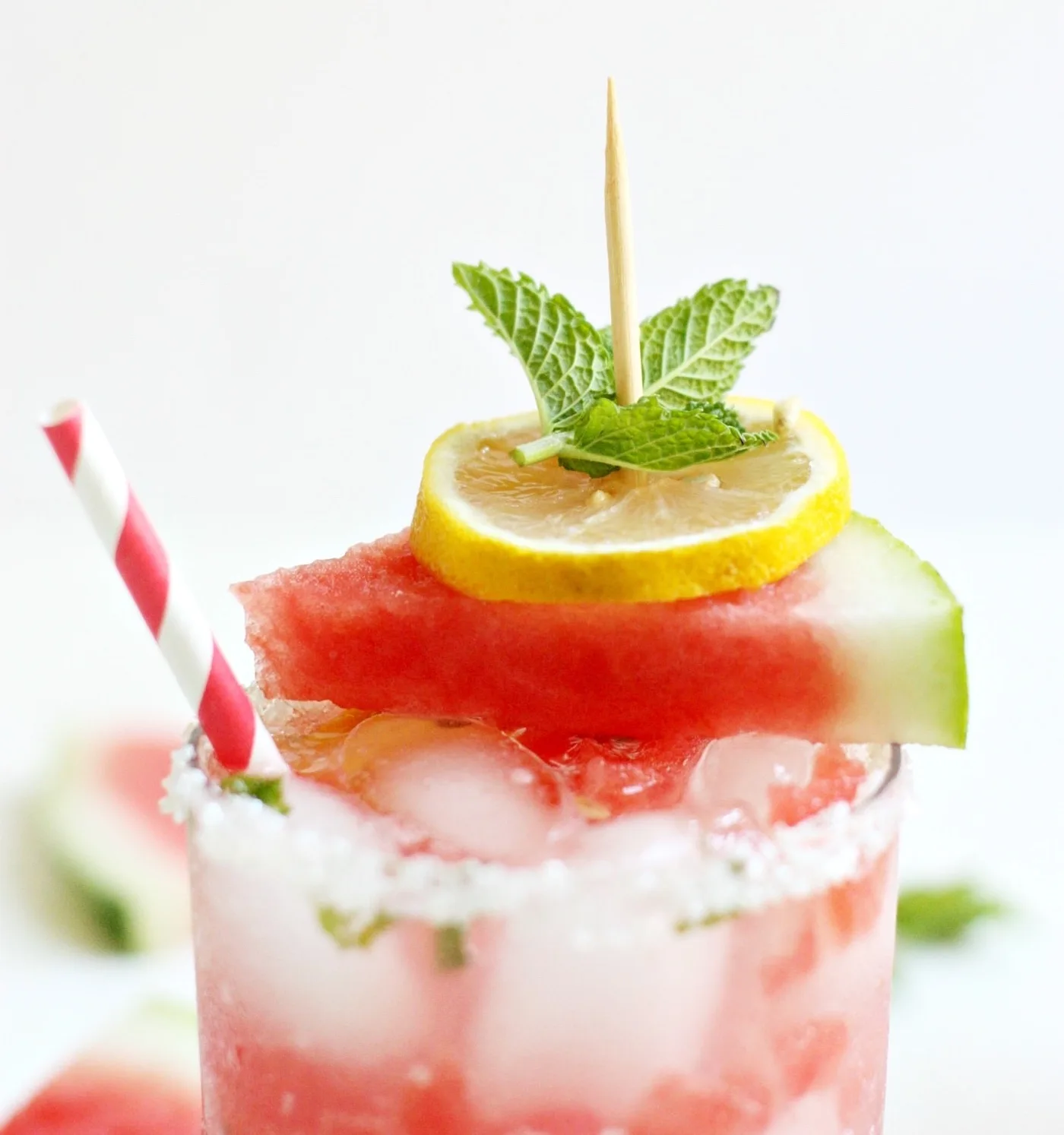 watermelon lemon and mint juice