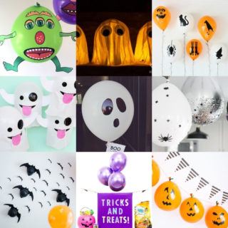 DIY Halloween Balloon Decorations