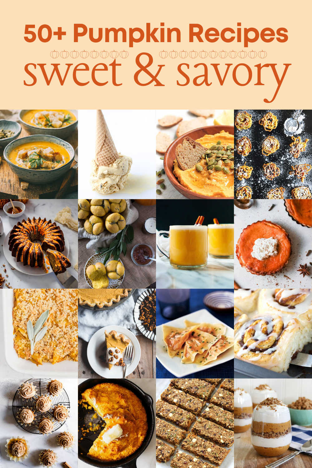 Over 50 Pumpkin Recipes to Enjoy this Fall