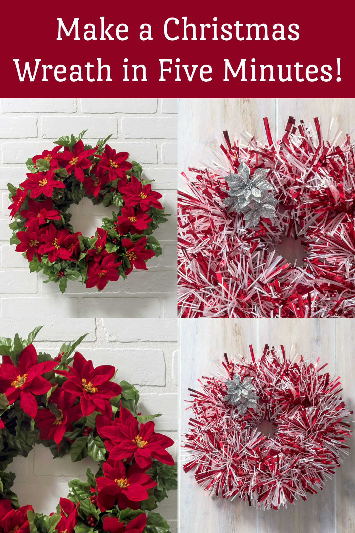 How to Make a Christmas Wreath Pinterest