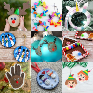 Over 25 DIY Christmas Ornaments for Kids