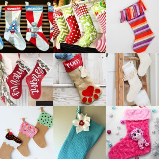Over 35 DIY Christmas Stockings