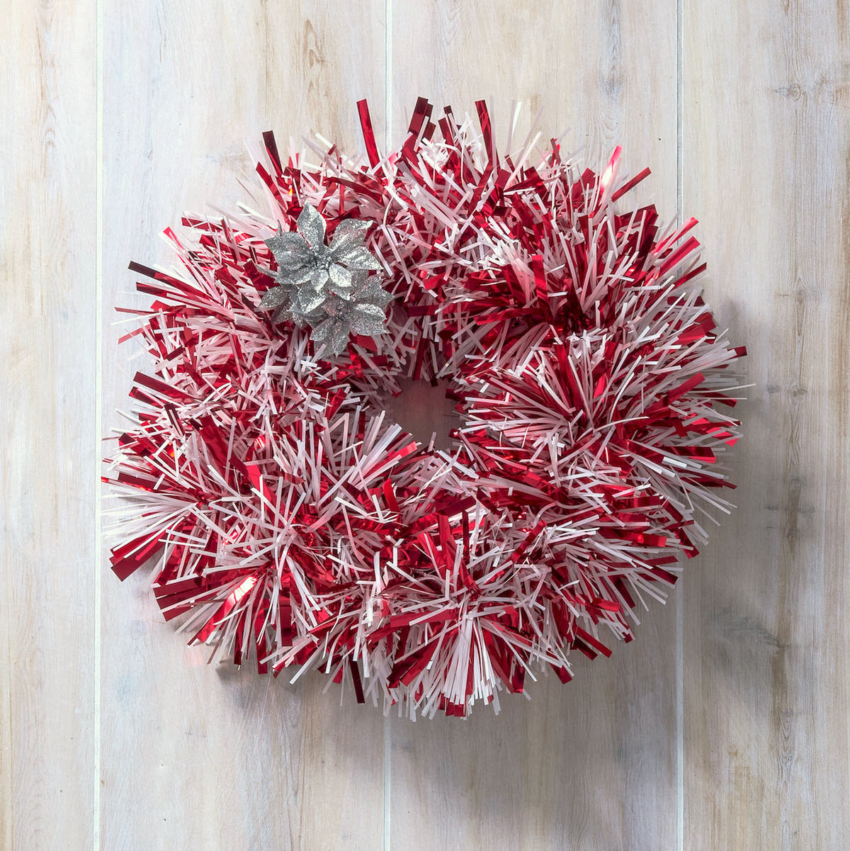 sparkly DIY christmas wreath