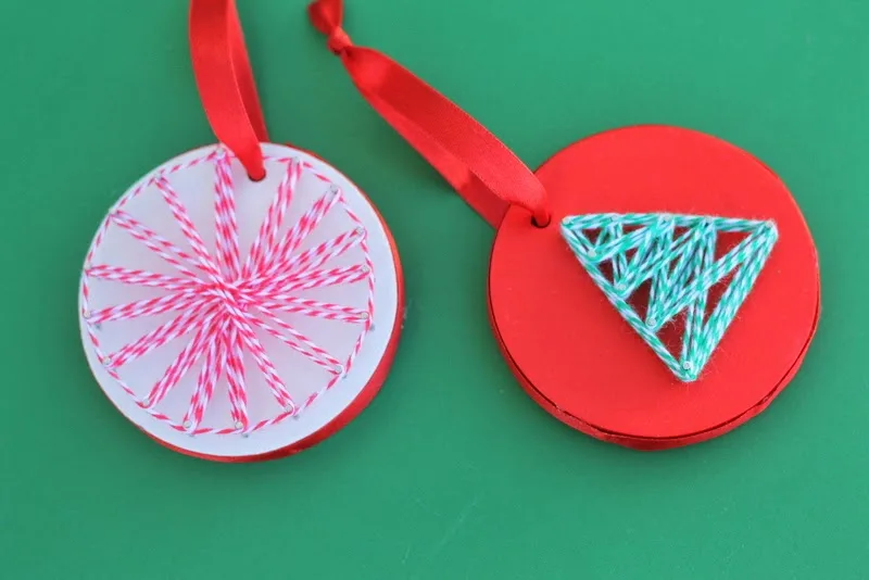 string art ornaments