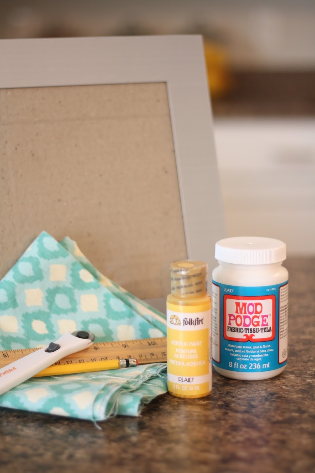 Mod Podge Picture Frame in Five Steps! - DIY Candy