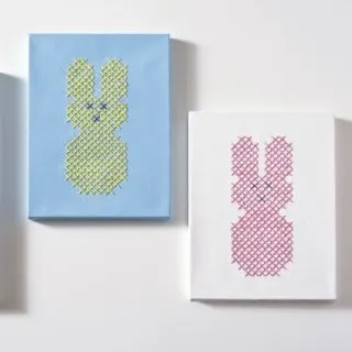 Easter Peep canvases