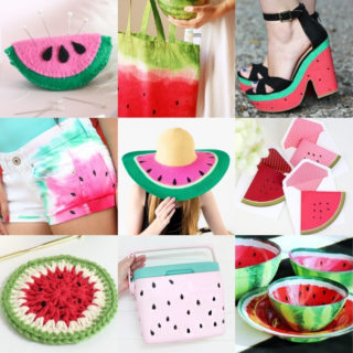 25+ Watermelon Crafts perfect for summer