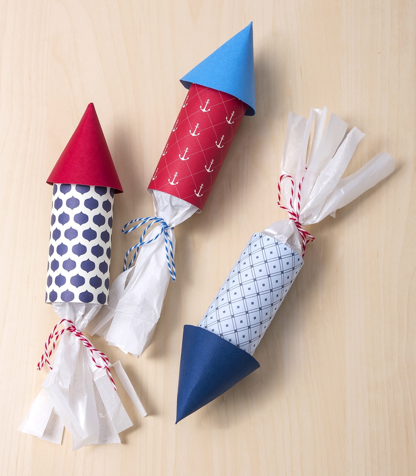 4th of july rocket party favors