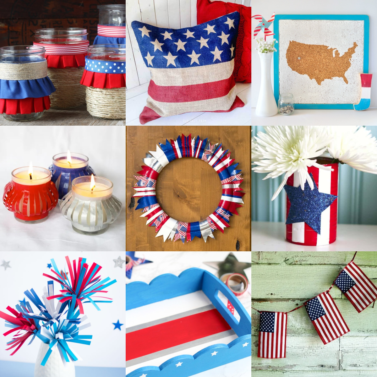 Fourth of July Crafts to Change Your Holiday Decor - DIY Candy