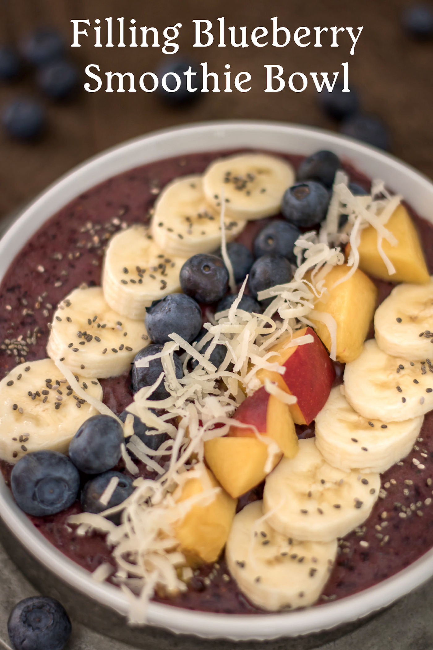 Filling Blueberry Smoothie Bowl