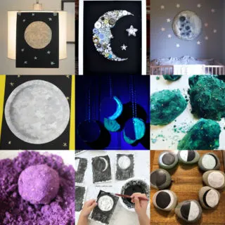 Moon crafts they'll love feature image