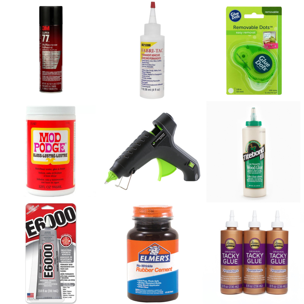 Ten Craft Adhesives and When to Use Them - DIY Candy