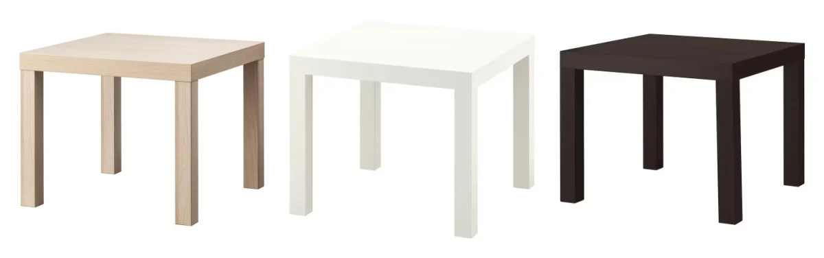 Ikea lack tables