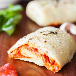homemade recipe for calzones made with no yeast dough