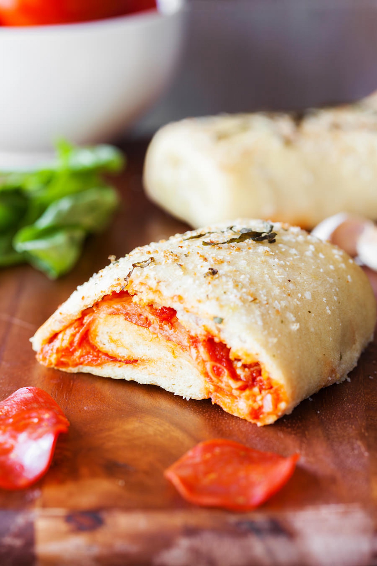 pepperoni calzone recipe with no yeast dough