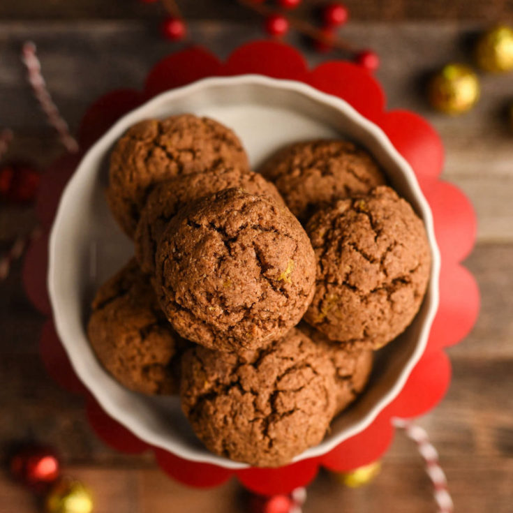 almond ginger cookies