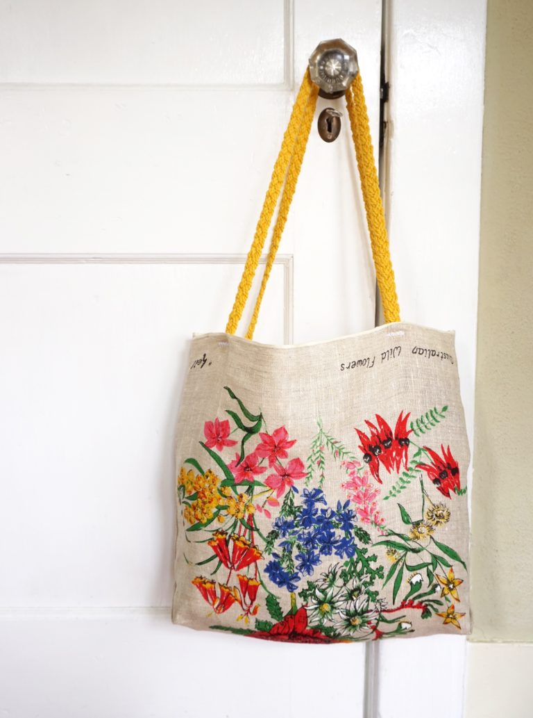 diy tote bag from a tea towel