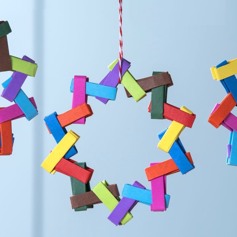 origami christmas ornaments for kids