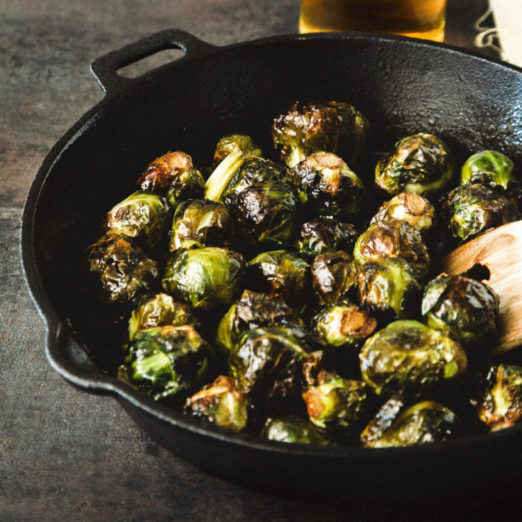 caramelized brussel sprouts