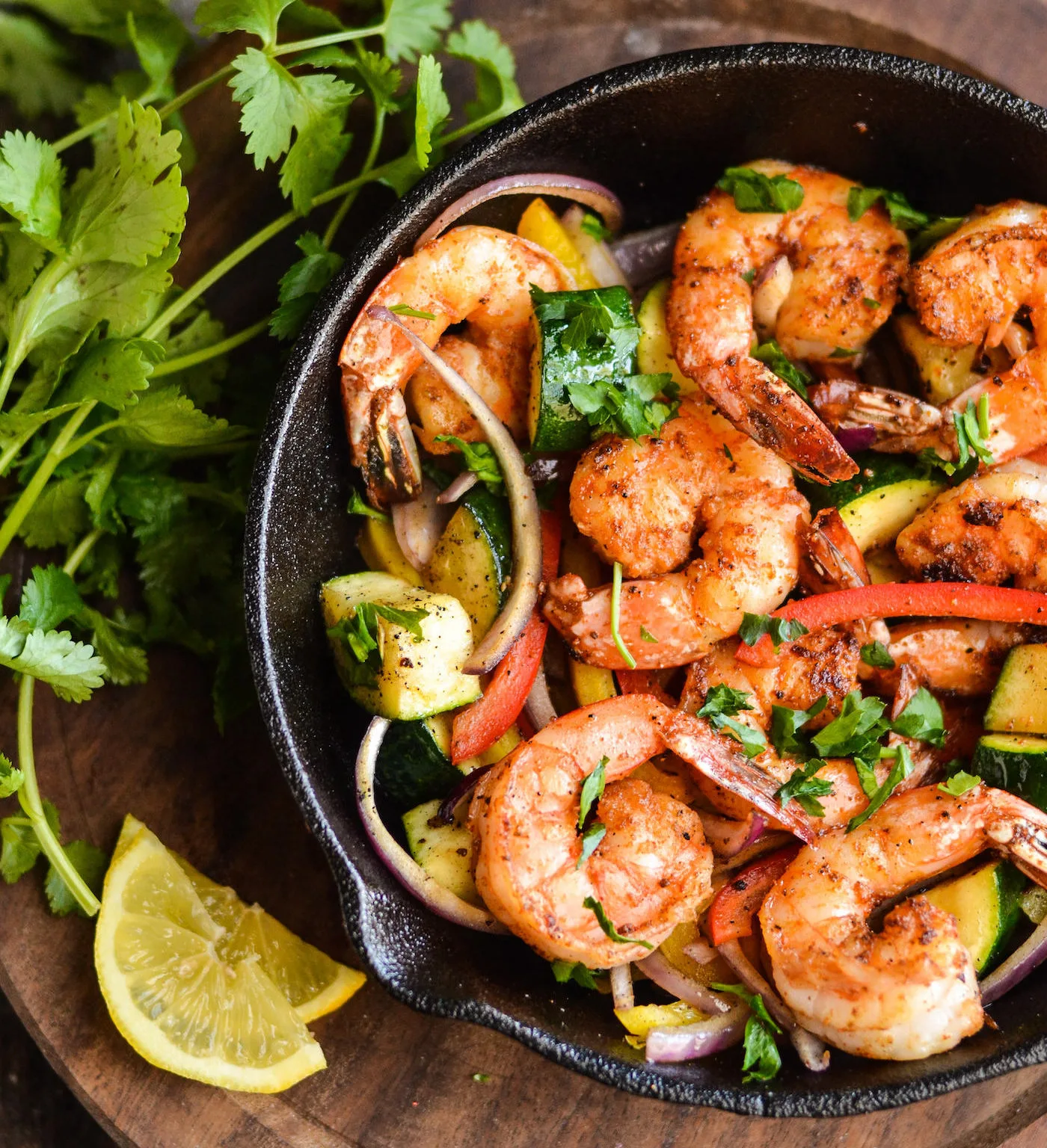 shrimp and veggie stir fry