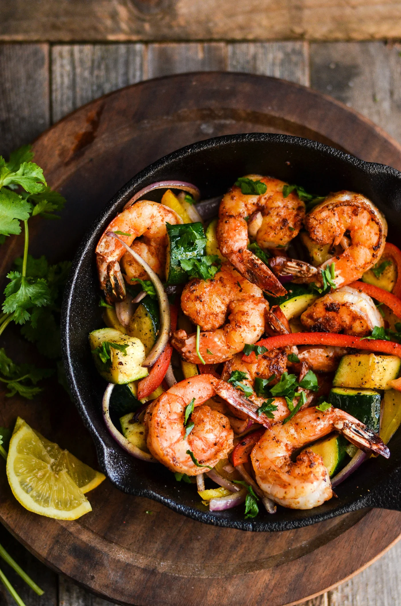 shrimp and veggie stir fry