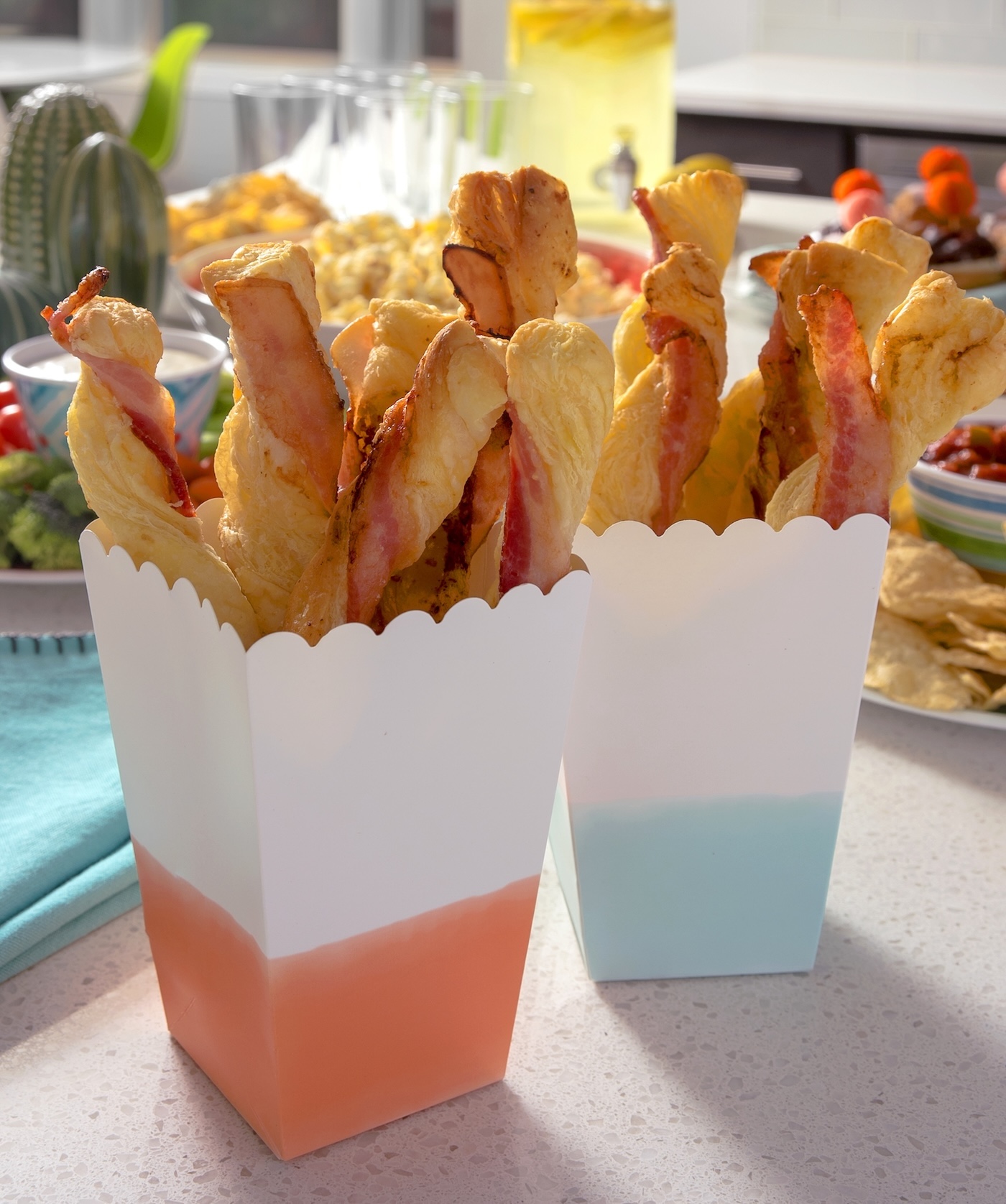 bacon pastry twists