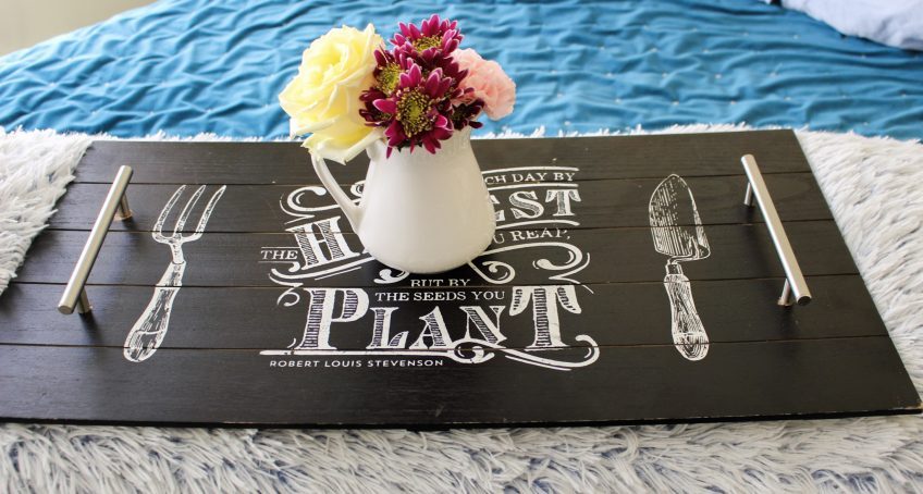 Beautiful DIY Serving Tray