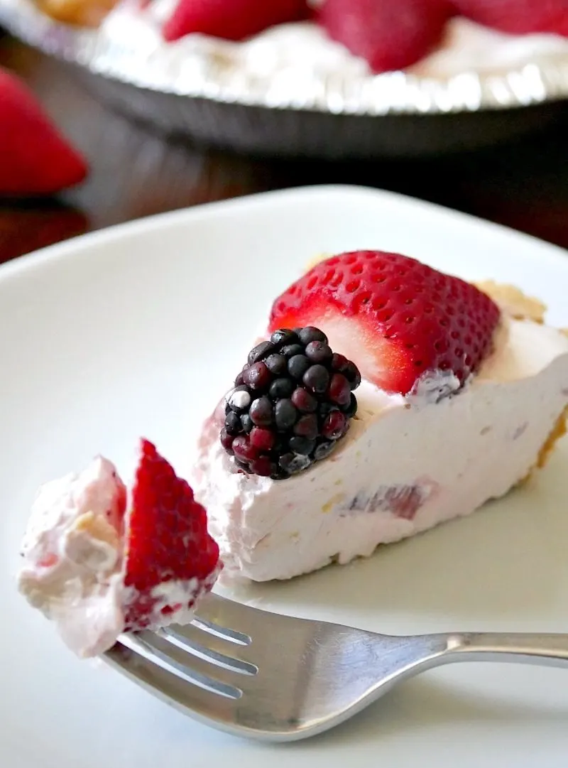 Easy No-Bake Yogurt Fruit Pie