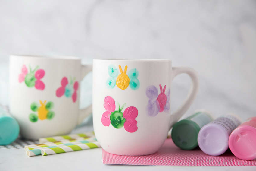 Butterfly Mug Painting