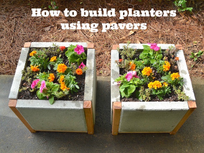 How to build planters using pavers