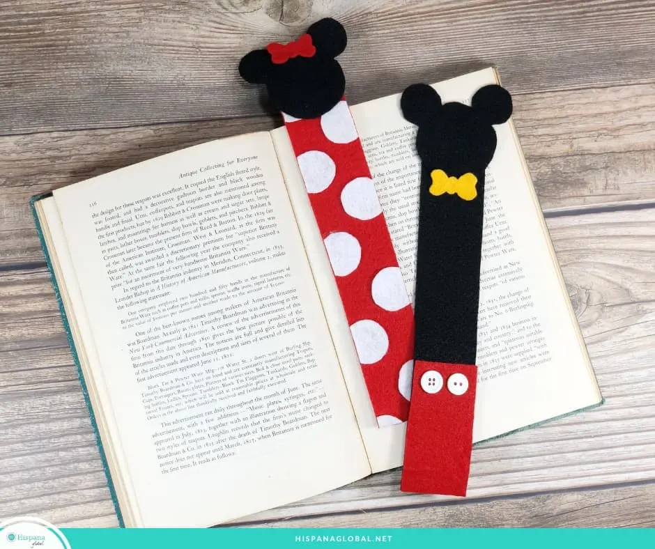 Mickey and Minnie Mouse Bookmarks