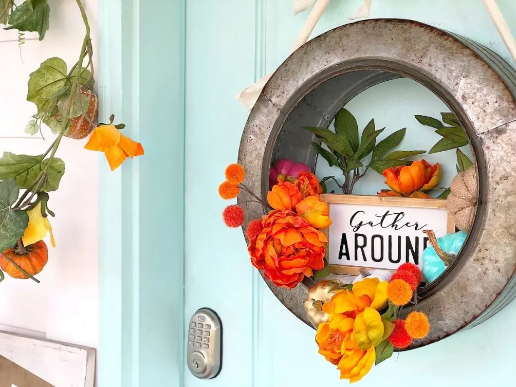 Gather Around Farmhouse Wreath