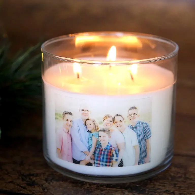 Personalized Photo Candles