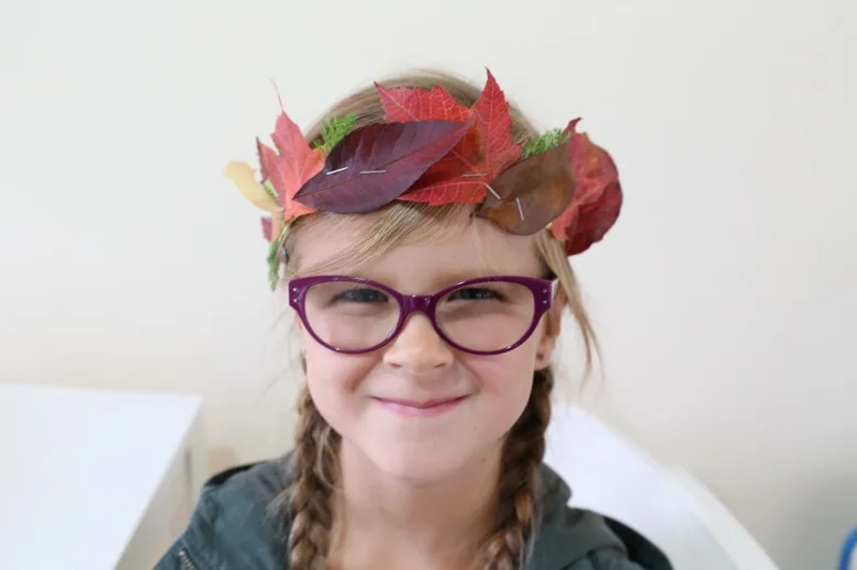 Sweet and Simple Fall Leaf Crowns