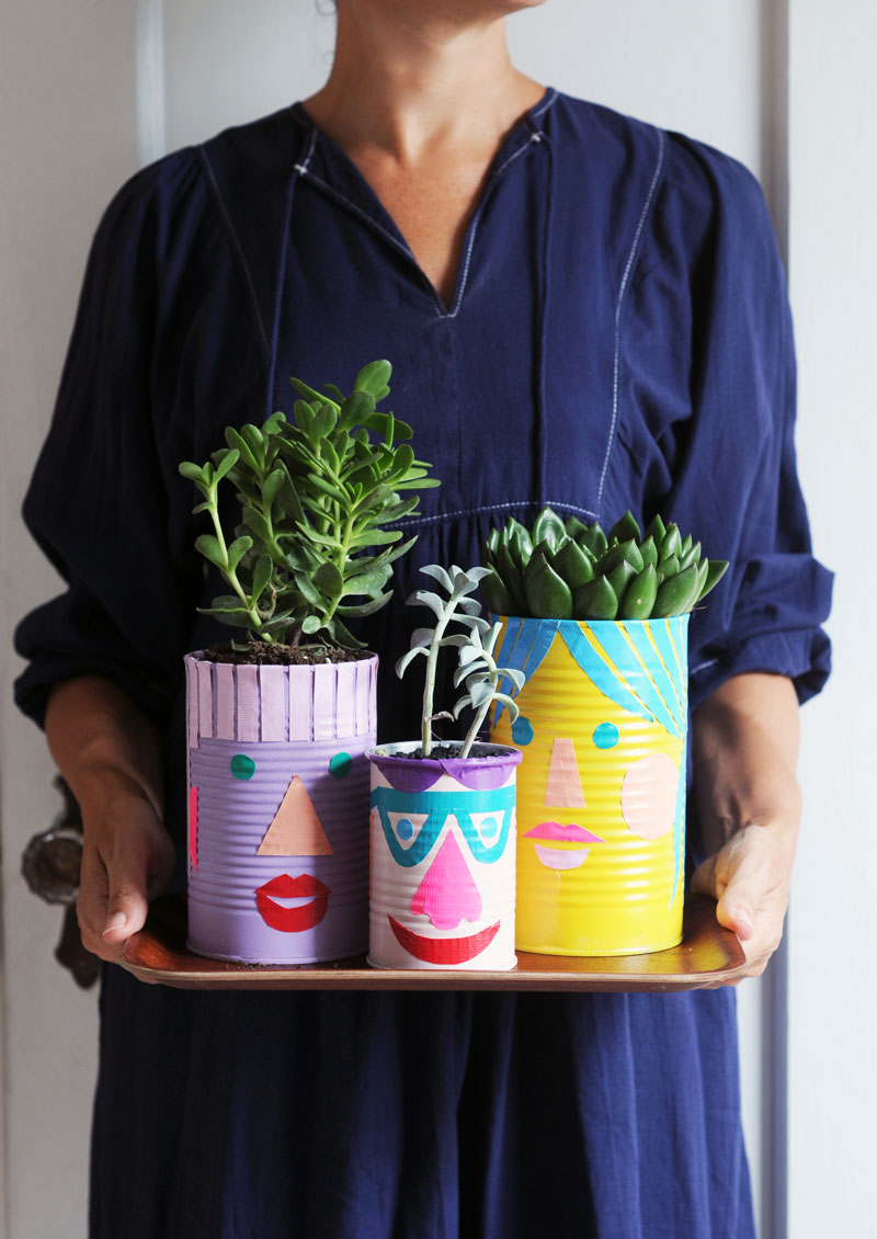 Make Upcycled Planters with Paint