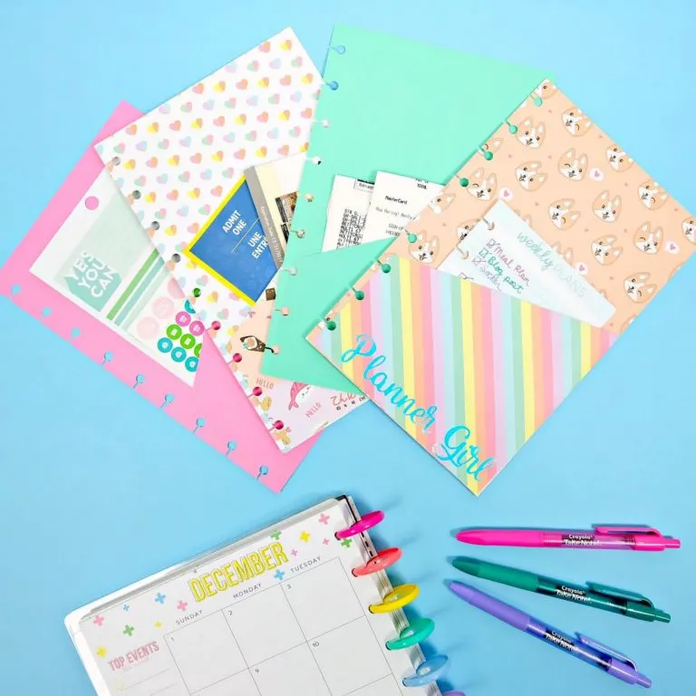 Free Pocket Planner Folder Cut File