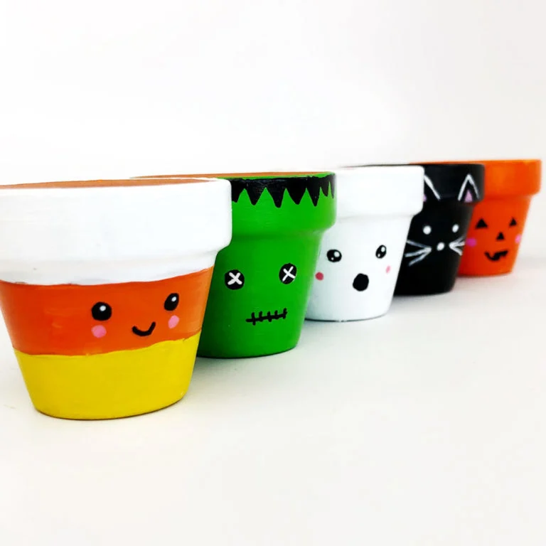 halloween flower pot craft