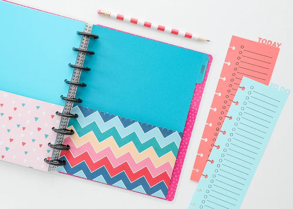 Happy Planner Inserts with a Cricut