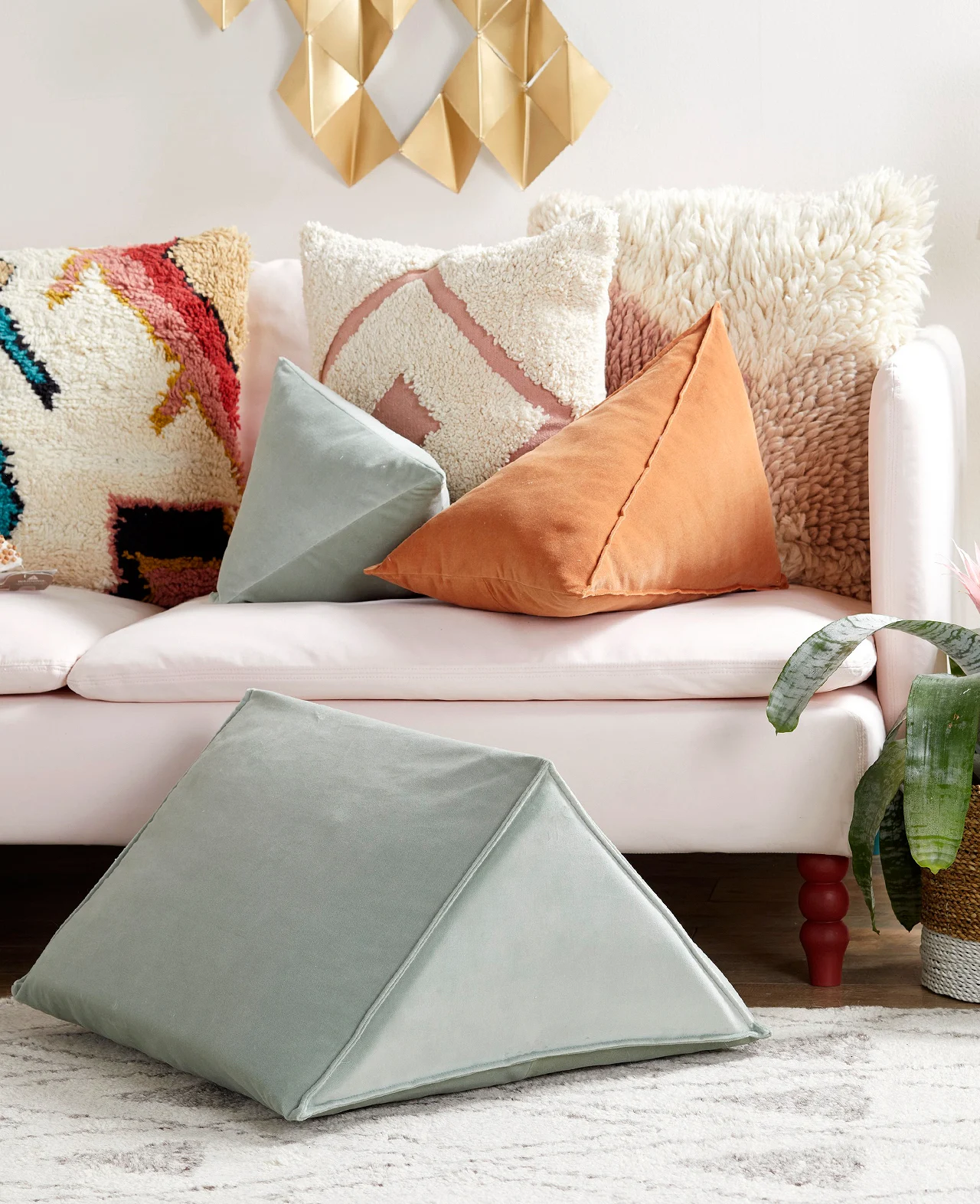 Make a Geometric Wedge Pillow