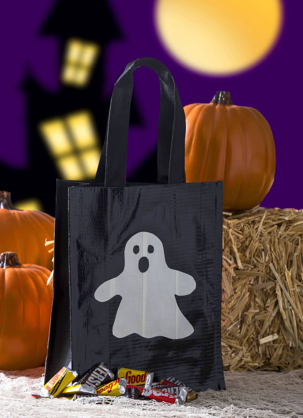 Trick or Treat Bag Ghost Craft