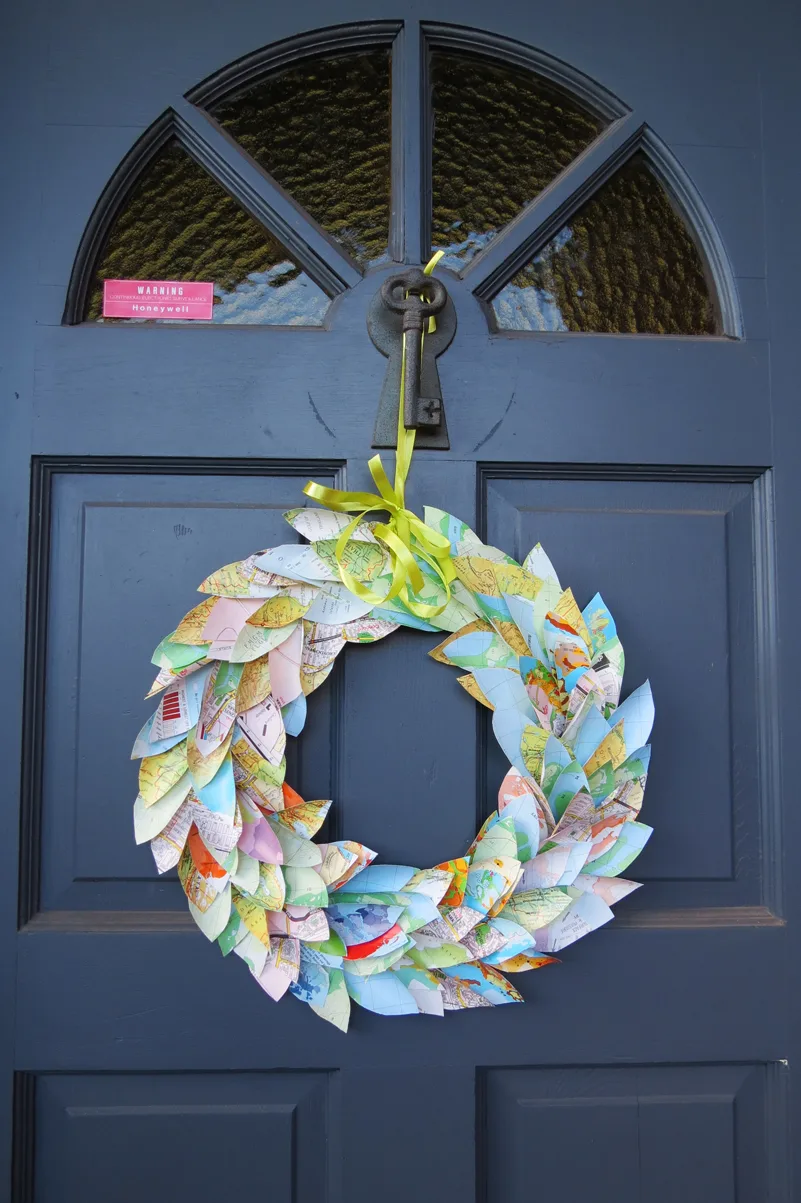 Map Wreath