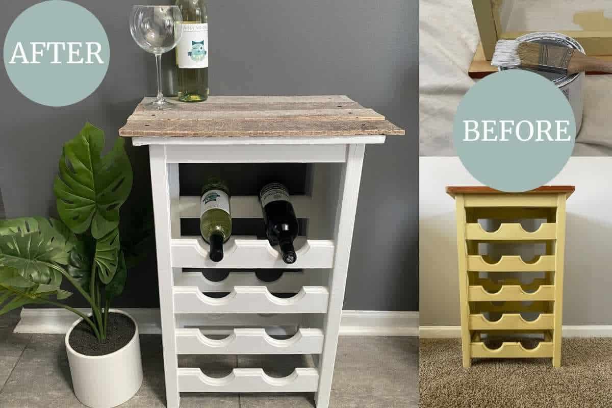 Wine Rack Makeover