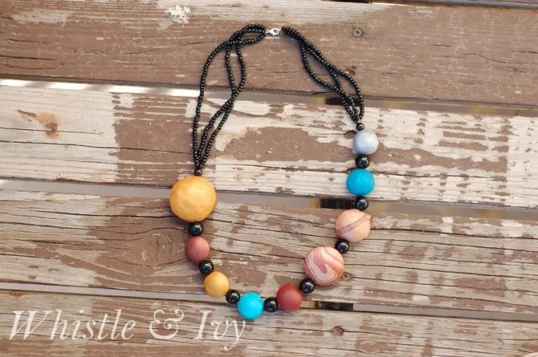 Solar System Necklace