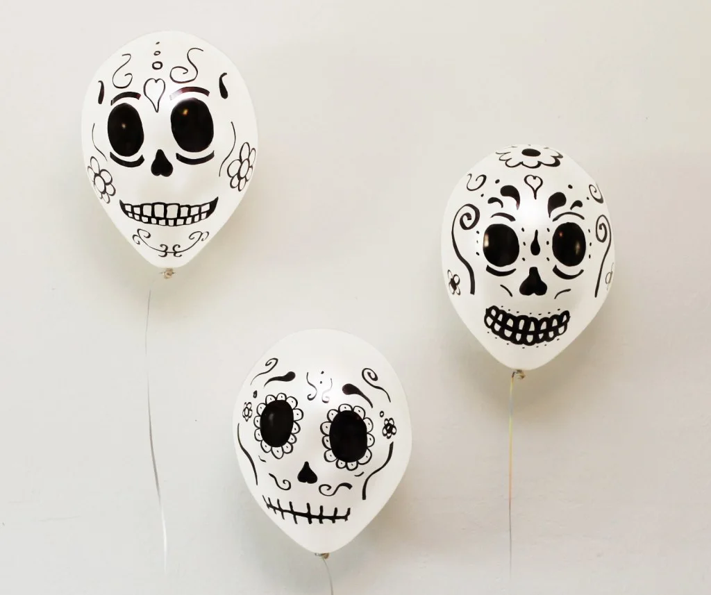 Day of the Dead Sugar Skull Balloons