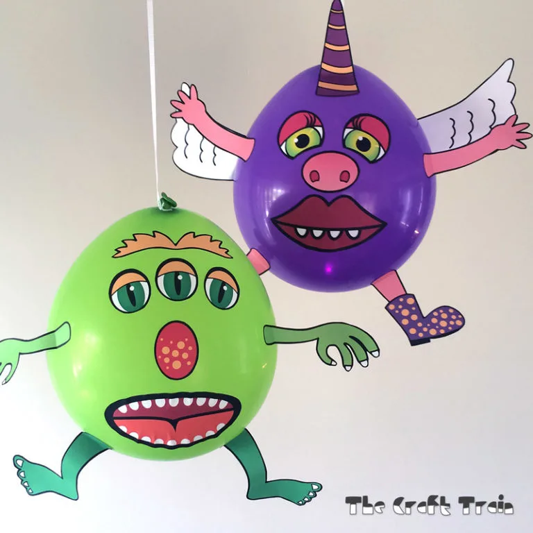 printable balloon monsters