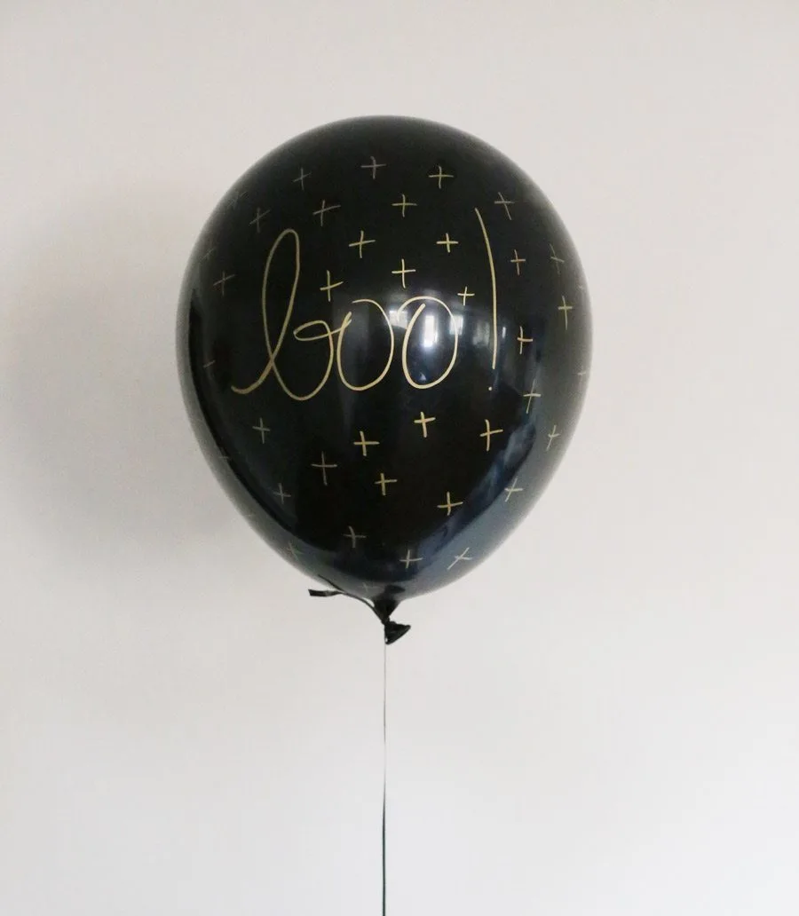 Black and Gold Balloons