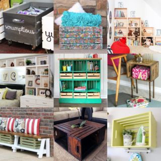 DIY Wooden crate decorating ideas