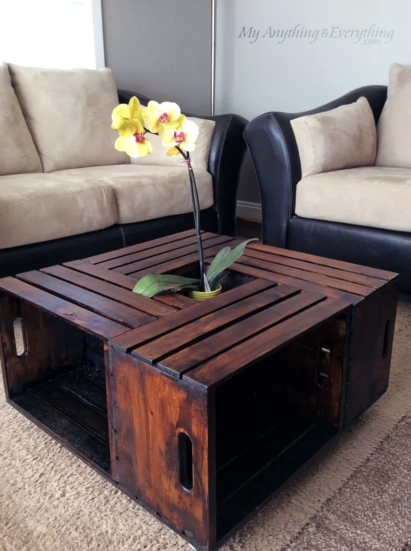 Wooden Crate Coffee Table